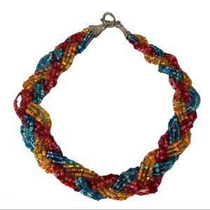 US Artisan hand beaded necklace